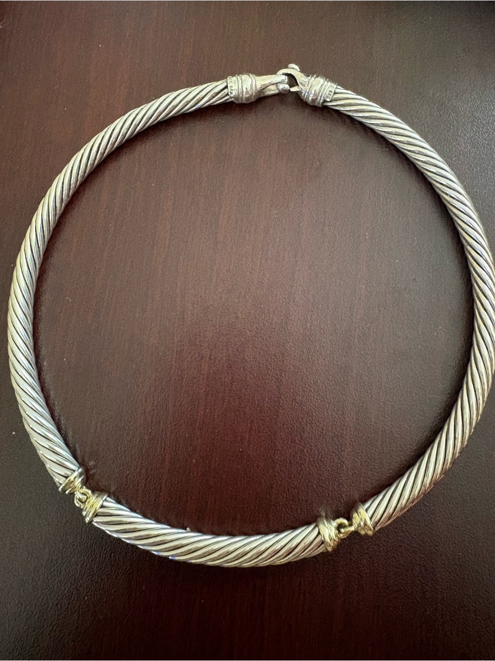 David Yurman Silver Lobster Claw Clasps